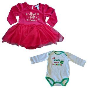 Baby Christmas Outfit Set, 6-9 Months